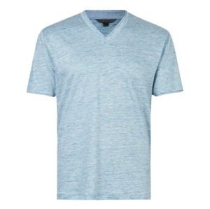 JOHN VARVATOS WOOSTER LINEN V-NECK MEN'S